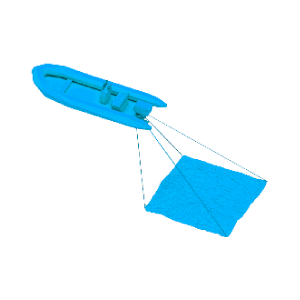Multibeam echo sonár